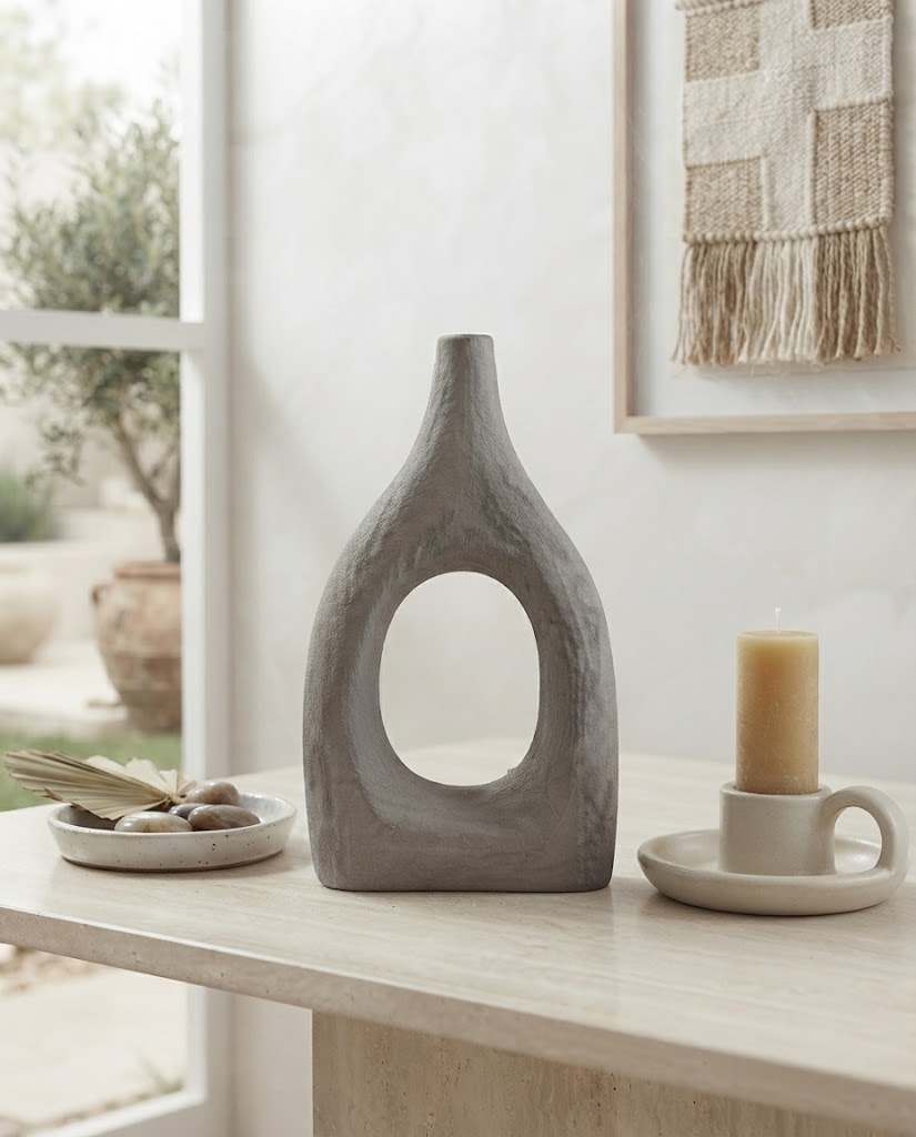 Hollow Stone Vase